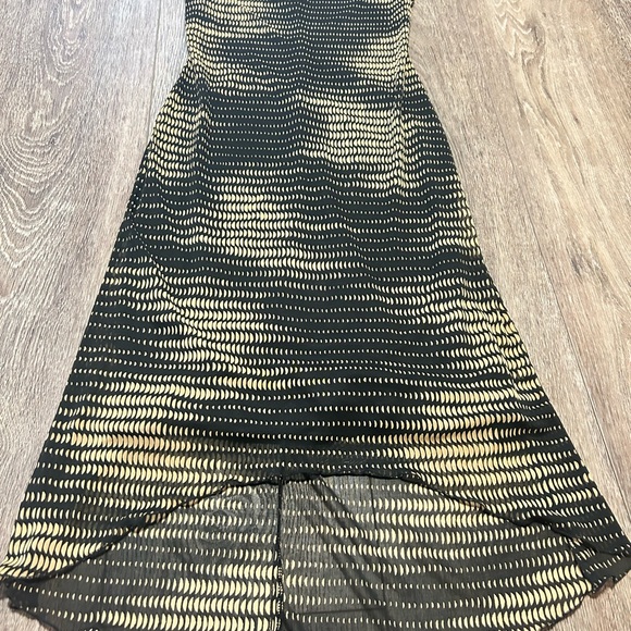 Vintage J🖤nathan Martin 90’s high low mesh print dress with swoop neckline - Picture 6 of 6